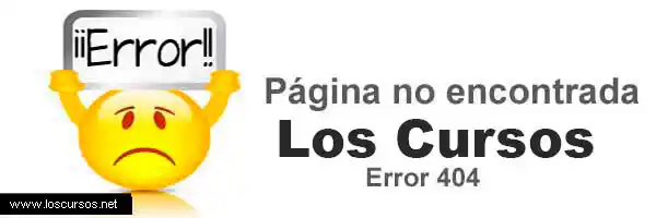 Esta página 404 de error significa que algo no va bien